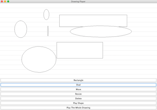 screenshot of java project I made for ubcx